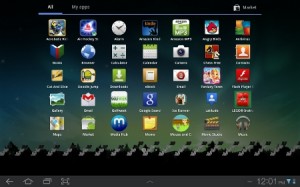 Samsung Galaxy Tab Apps
