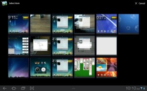 Galaxy Tab Screen Capture